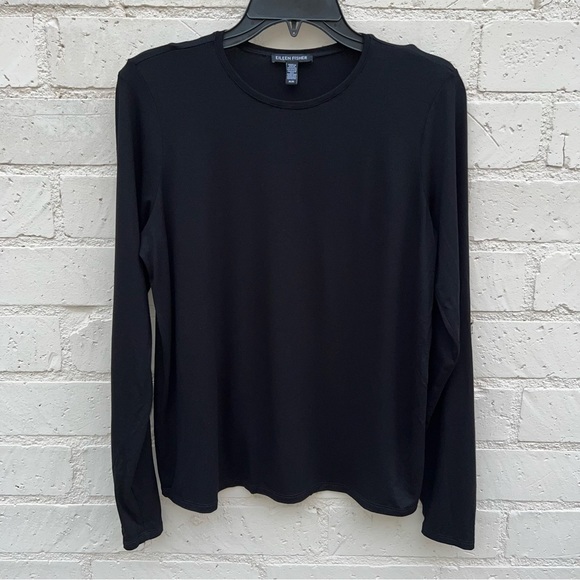 Eileen Fisher Long Sleeve Tee NWOT Women’s M - Picture 3 of 17